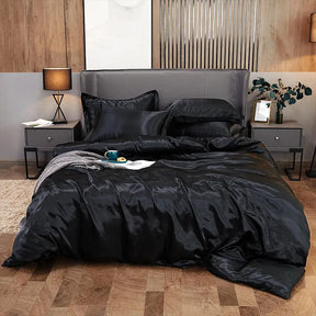 Kit de Roupas de Cama de Cetim