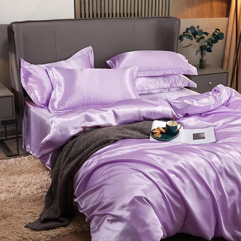 Kit de Roupas de Cama de Cetim