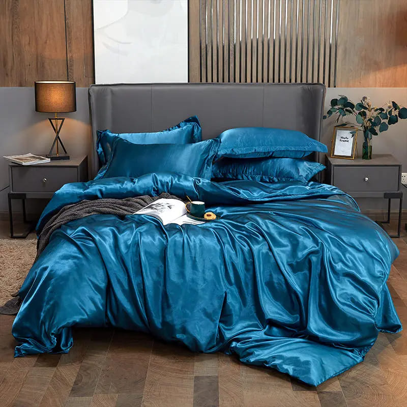 Kit de Roupas de Cama de Cetim