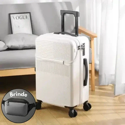 Mala Luma de Viagem Versátil com Cadeado + Porta De Carregamento Usb - Luma + BRINDE EXCLUSIVO