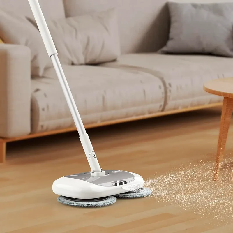 [LEVE 2 PAGUE 1]Mop Elétrico + BRINDES: Módulos de Limpeza e Tanque Suporte