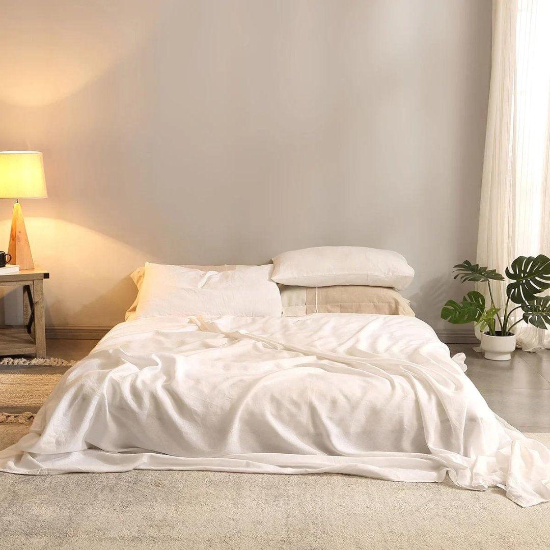 Kit de Roupa de Cama Linho Atemporal