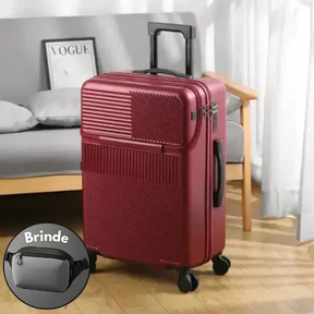 Mala Luma de Viagem Versátil com Cadeado + Porta De Carregamento Usb - Luma + BRINDE EXCLUSIVO