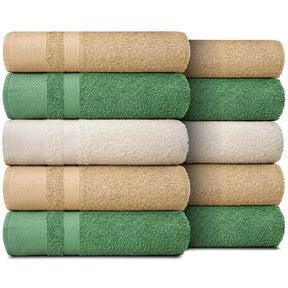 Kit 10 Toalhas de Banho Gigantes Paris 100% Algodão 80x150cm - 500g/m  Masculino