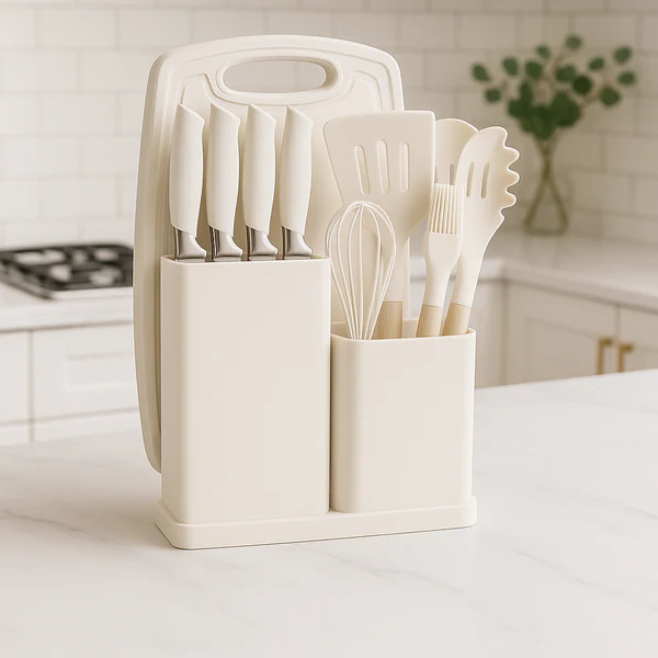 Kit Utensílios Elegance – Utensílios de Cozinha 19 Peças com 55% OFF