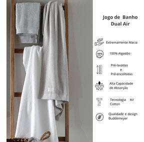 Jogo Banho Buddemeyer 05 Peças Dual Air Cotton 100% Algodão